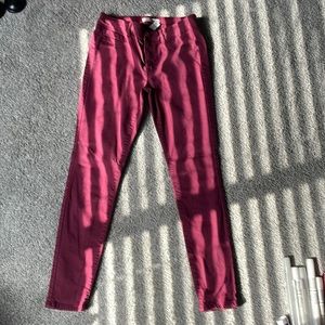 Maroon Colored Pants